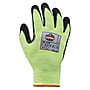 Ergodyne ProFlex 7041 Hi-Vis Nitrile-Coated Cut-Resistant Gloves, ANSI A4, Wet Grip, Lime, XXL, 144 Pairs (17826)~#|#~12441B32-07A0-467A-911C3578047E0210_sc7