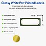 Avery Rectangle Multipurpose Labels, 1" x 2-5/8", White, 160/Pack (19479370387)~#|#~1244CB3A-61F4-4D7A-902D68BFA9400D5C_sc7