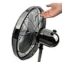 Good Housekeeping Retro Pedestal Fans 16-inch 3-Speed Oscillating Pedestal Fan, Midnight Chrome (92654-GM)~#|#~12472B80-95F2-47E3-A2208F977D37D365_sc7