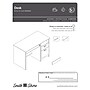 South Shore Gascony 46"W Desk, Pure White (7360070)~#|#~1248EF95-EA3D-411C-B553FD88CEC9AE6E_sc7