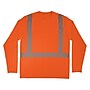 Chill-its 6688 High Visibility Long Sleeve T-Shirt, ANSI Class R2, Orange, X-Large (12233)~#|#~12497F25-6BB8-487B-A5E98DC3C41019F9_sc7