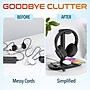 Delton M101 Wireless Active Noise Canceling Bluetooth Stereo Business Headset with HS1 Charging Station, Black (DHSWC1101XD)~#|#~1252641A-C47C-4777-BE2E9434C7EDFD53_sc7