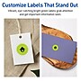 Avery Printable Burst Multipurpose Labels, 1", Bright Green, 480/Pack (94606)~#|#~12580EB5-D11E-411C-B895B38D94AC26E6_sc7
