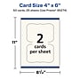 Avery Integrated Cards, 4" x 6", Matte Ivory, 50/Pack (95274)~#|#~1262EC7C-BB93-4FF1-A443CA338DE7E69A_sc7