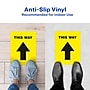 Avery Directional "This Way" Preprinted Floor Decals, 8" x 10.5", Yellow/Black, 5/Pack (83022)~#|#~126DE656-5DFC-47C9-B41D030735EA9EF9_sc7