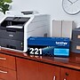 Brother TN-221 Cyan Standard Yield Toner Cartridge   (TN221C)~#|#~126ED913-0945-4672-A8D36E8E324A2AB0_sc7