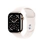 Apple Watch Series 11 GPS + Cellular Smartwatch, 42mm, Gold Titanium Case with Light Blush Sport Band, Small/Medium (MF8W4LW/A)~#|#~12769383-E5C7-4F9D-A5EA6AF72E04B96A_sc7