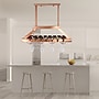 Elegant Designs 2 Light LED Overhead Wine Rack, Copper (WR1000-CPR)~#|#~127A0B7D-F122-4612-8DEA954D55D75180_sc7
