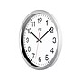 Infinity Instruments Obsidian ITC Wall Clock, 14"Dia. (12830SV-830)~#|#~127B12D9-67C2-46D2-8295832DEE5593F5_sc7