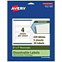 Avery Dissolvable Rectangle Multipurpose Labels, 2" x 7", Off-white, 20/Pack (94243)~#|#~127CBEDF-E037-49AC-ABC390DE58F58C8D_sc7