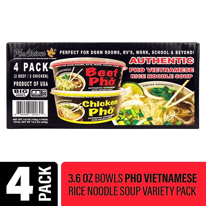 Acecook Bowl Beef Flavor Rice Noodles Pho Bo 71g - OKIDOKI Asian Market 6 thumbnail image