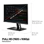 ViewSonic ColorPro 24" 60Hz LCD Monitor, Black (VP2456)~#|#~12801DA4-0BA3-4356-81A6F57F6B9CE785_sc7
