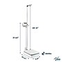 Viva Comfort ADI904-01-MK BMI Scale, White, 660 lbs. Capacity~#|#~12809116-BF36-470A-943F4B56D2810DE0_sc7
