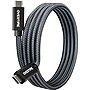 Overtime C82 100W Fast Charging 6 ft Braided USB C to USB C Cable, Black (OCC82BK)~#|#~1280AF01-BDAF-4343-9CDF7ECD64373749_sc7