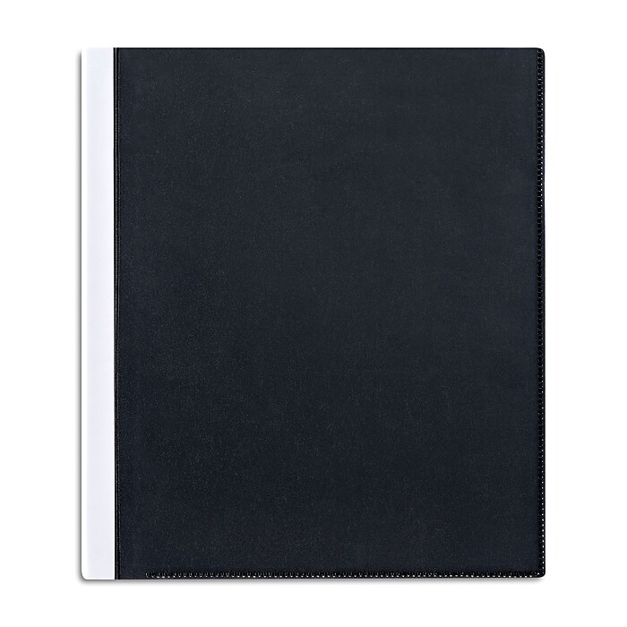 Staples Spiral-Ring Presentation Book, Black (21635-CC/10703