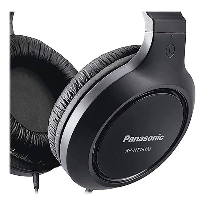 Panasonic Ambient Sound Over-Ear Headphones, Black (PANHRPHT161M