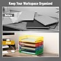 Mind Reader Metal Side Loading Stackable Letter Tray, Multicolored (DSTACK4-ASST)~#|#~128AF02A-6174-4815-97FDDB8FB68A9A88_sc7