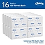 Kleenex Multifold Paper Towels, 1-ply, White, 150 Sheets/Pack, 16 Packs/Carton (01890)~#|#~128C43E4-EFD3-4440-80FC9405ACF3F61C_sc7
