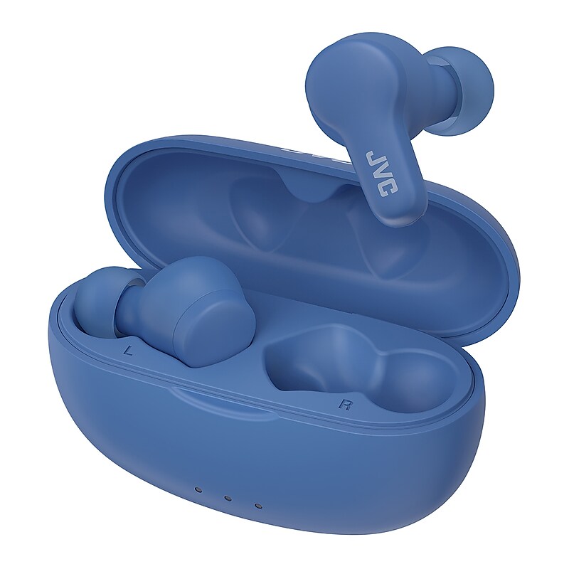 JVC Gumy Wireless Earbuds, Bluetooth, Blueberry (JVCHAA7T2A) image 1
