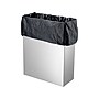 Alpine Stainless Steel Surface-Mounted Waste Receptacle, 6.4 Gallon, Silver (ALP491)~#|#~128DFE8E-8F9E-4B78-93C9E4C0735D368A_sc7