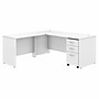 Bush Business Furniture Studio C 72"W L Shaped Desk with Mobile File Cabinet and Return, White (STC007WH)~#|#~12936083-DBA4-4A1A-935CE3A343E73575_sc7