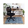 Anji Mountain Rug'd Alta Carpet & Hard Floor Chair Mat, 36" x 48", Blue/Ivory Polyester (AMB9033)~#|#~129D1171-AF62-4E28-B55549615E96E1C9_sc7