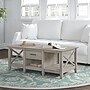 Bush Furniture Key West 47" x 24" Coffee Table, Washed Gray (KWT148WG-03)~#|#~129EA6FD-7567-474A-B725EAAE5C1A5449_sc7