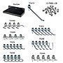 Triton Products DuraHook 12" W x 6" D Black Steel Pegboard Shelf, 36 Hooks (76126BK-36)~#|#~129F5C7E-9DA6-45E0-B7D8F61B6D118EAB_sc7