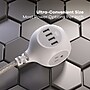360 Electrical PowerBall 24W 3-Outlet 4-USB-A Port Braided Charging Hub, 6', Luna Gray (3E0780-WLG6NA)~#|#~12A07F31-6070-4B76-B6239BE5906830A7_sc7