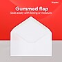 Staples Gummed #6 3/4 Business Envelopes, 3 5/8" x 6 1/2", White, 500/Box (187005N)~#|#~12A3C613-A88A-45BE-ACA28A202D9D27BB_sc7