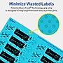 Avery Printable Rectangle Multipurpose Labels, 1" x 4", Bright Blue, 1600/Box (94202)~#|#~12A89115-9E98-4D71-8E9FA47C605ED97F_sc7