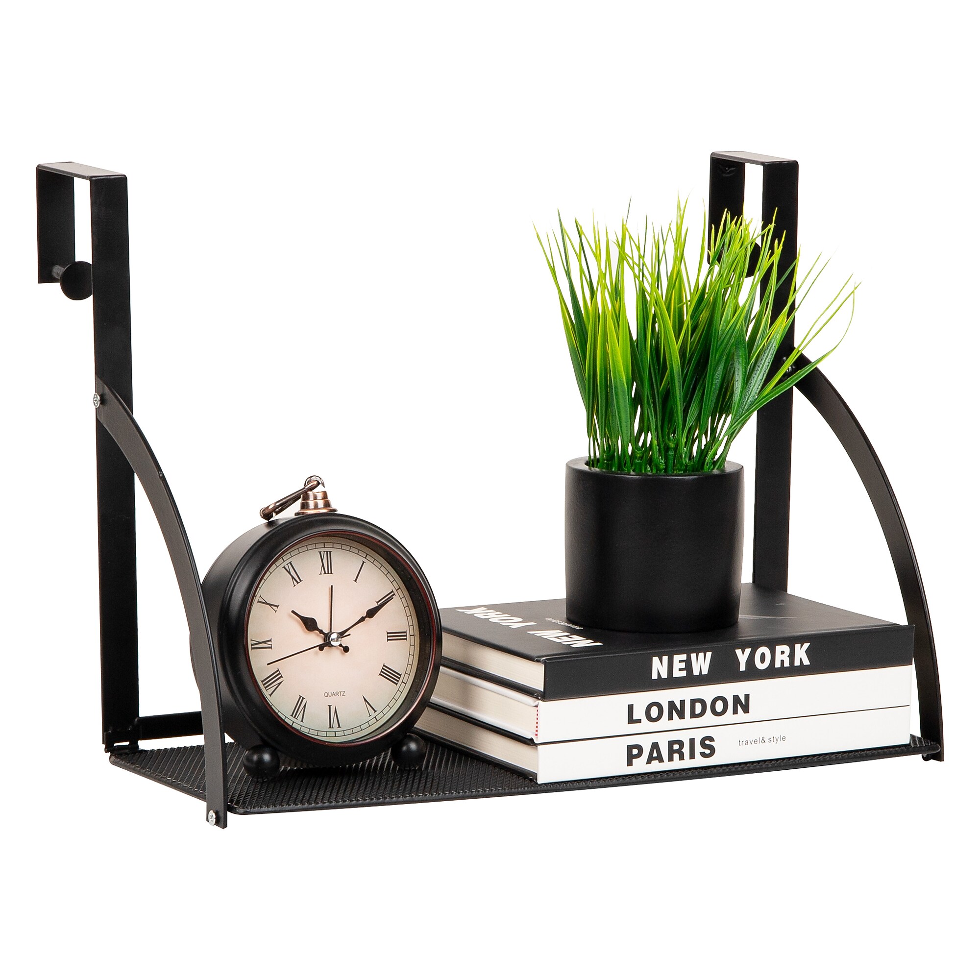 Mind Reader Metal Hanging Cubicle Shelf Organizer, 11.25″ x 6.25″ x 15.75″, Black (CUSHELF-BLK) Sansujyuku sansujyuku.com