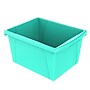 Storex Polypropylene/PP 4 Gallon Classroom Storage Bin, 7.9" x 11.3" x 13.6", Teal, 3/Bundle (STX61477U06C-3)~#|#~12A9D838-C911-4BC9-B96ABA6E94D30545_sc7