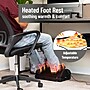 Mind Reader Heated Memory Foam Footrest with 4 Heat Settings, Timer & Auto Shut-Off, Adjustable Height, Black (HEATFOOT-BLK)~#|#~12B577D1-F8B0-4FEF-9CE0F1CF3756B65B_sc7