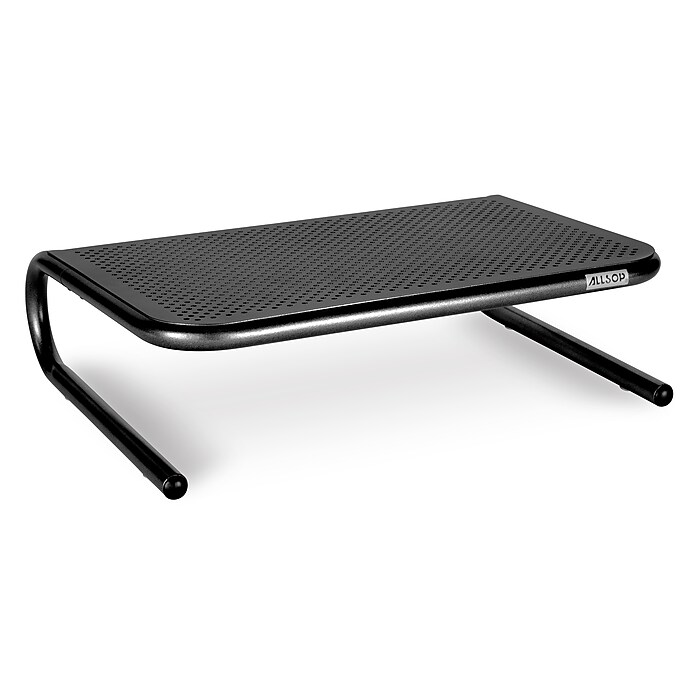 Allsop Metal Art Jr. Monitor Stand, Pearl Black (30165