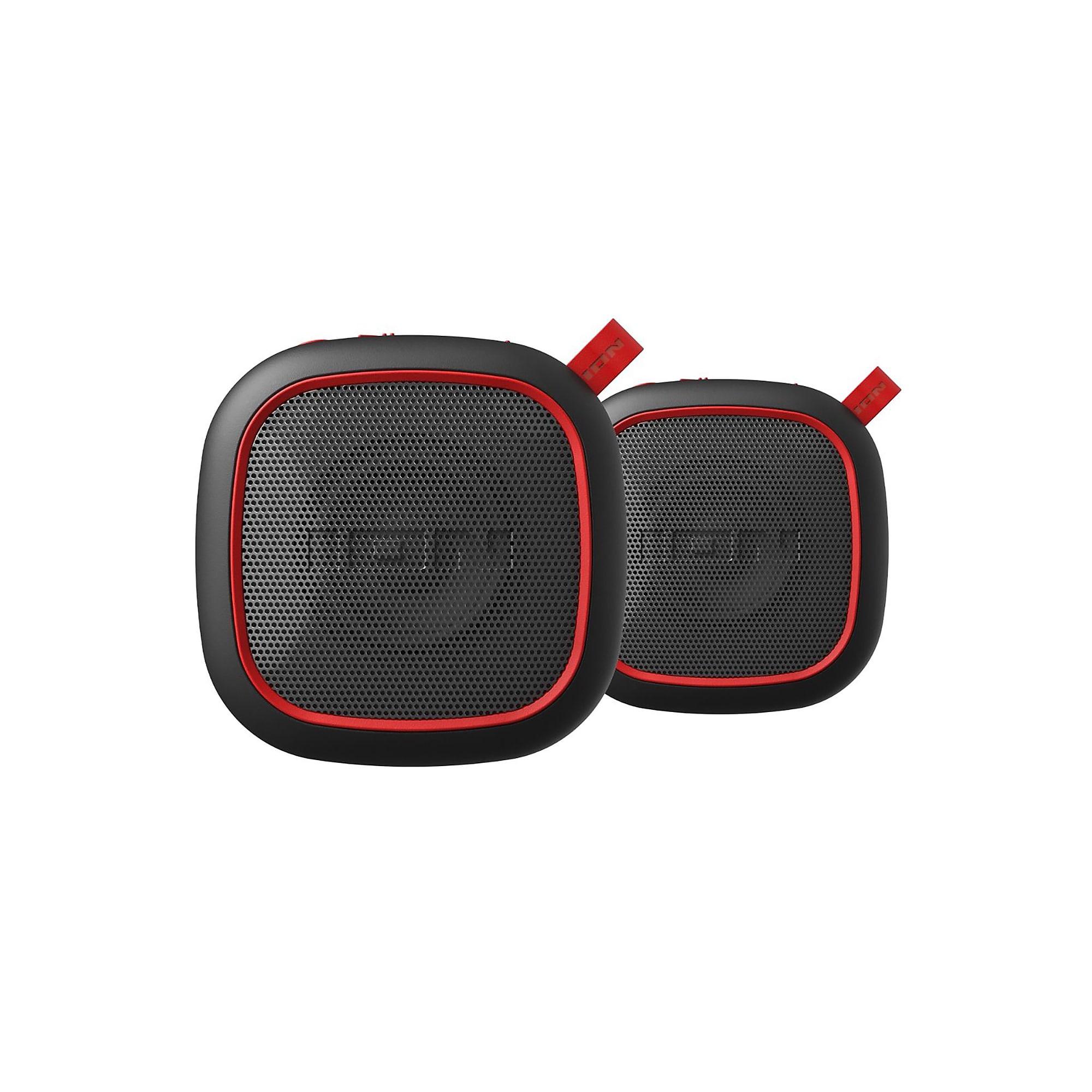 ION Magnet Rocker Wireless Bluetooth Portable Speakers, Water Resistant, Black, 2/Pack (MAGROCKER2P) Sansujyuku sansujyuku.com