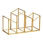 Mind Reader 4-Compartment Glass Pen Holder, Gold (MENO-GLD)~#|#~12C15149-A601-4767-A80FCE094737AD65_sc7