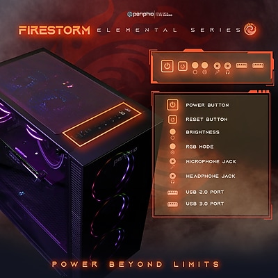 Periphio Firestorm Gaming Desktop Computer