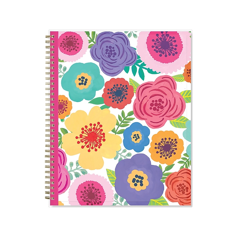 2024-2025 Blue Sky Mahalo 8.5" x 11" Academic Weekly & Monthly Planner, Plastic Cover, Multicolor (100149-A25) image 1