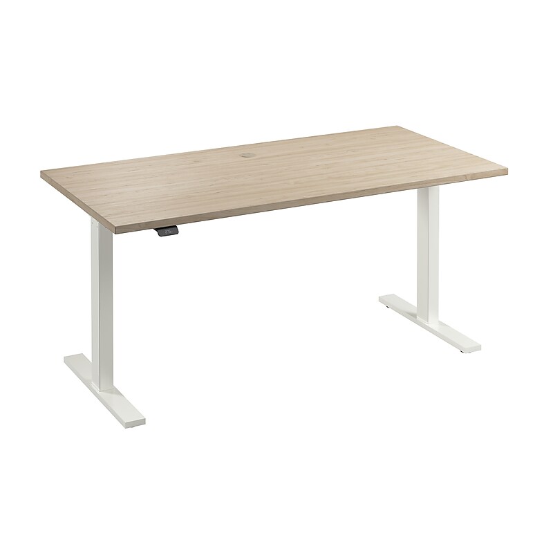 Bush Business Furniture Move 60 Series 60"W Electric Adjustable Standing Desk, Natural Elm (M6S6030NEWK) image 1