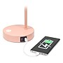 Simple Designs Sleek Essentials LED Desk Lamp, 15.75", with USB Ports, Blush Pink (LD1074-BPK)~#|#~12C8F990-4492-4D39-813606CEF80C7203_sc7
