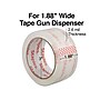 Staples Moving & Storage Packing Tape, 1.88"W x 54.6 yds., Clear, 12 Rolls (ST-A26-12)~#|#~12C978A1-0240-4511-8DD34EF06827E6A4_sc7