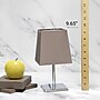 Creekwood Home Square Chrome 9.65" LED Table Lamp, Grey (CWT-1013-GY)~#|#~12C9B949-4285-4446-A3BCCB995E2AA15A_sc7