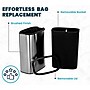 Alpine Industries Stainless Steel Trash Can with Liner, 10.5 Gallon (ALP470-40L)~#|#~12CB078A-410C-472B-92ED3A59DEC15BEE_sc7