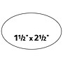 Avery Easy Peel Laser/Inkjet Oval Print to the Edge Labels, 1-1/2" x 2-1/2", White, 270 Labels/Pack (6583)~#|#~12CBC729-62B1-4966-87491914656E60BD_sc7