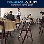 Flash Furniture HERCULES™ Vinyl Armless Folding Chair, Red Mahogany, 4/Pack~#|#~12D1A7B4-12D3-4CD4-816ECA845D2E67BB_sc7