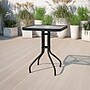 Flash Furniture Barker Square Tempered Glass Metal Table (TLH073A1)~#|#~12D359F6-A410-4E17-A35DE491A678EF56_sc7