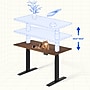 FlexiSpot E7 Commercial 72''W Electric Rectangular Adjustable Standing Desk, Black Walnut/Black (E7BCOM7230-BW)~#|#~12D4CF81-4C00-4EF3-8BCF5FB5744D2633_sc7