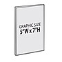 Azar  5" x 7"  Magnetic Sign Holder, Vertical, Wall Mounted, Clear, Acrylic, 10/Pack (129927)~#|#~12D53643-4102-4383-935007FA671F0B6E_sc7