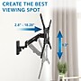 Mount-It! Full Motion TV Wall Mount with Gas Spring Arm, Supports 23" to 55" Screens, 50.6lbs. Max. (MI-444BLK)~#|#~12DCB4BB-BAF8-4473-9CBE693A24146A05_sc7